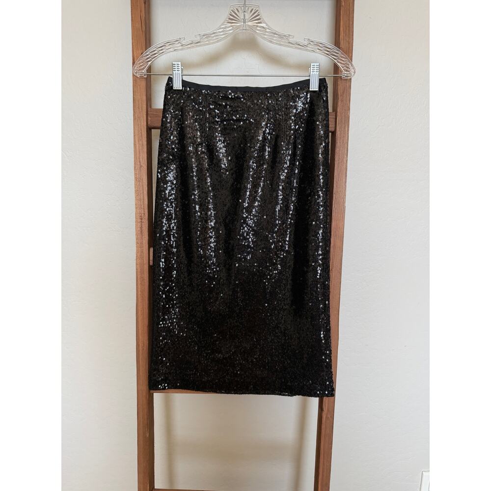 B.B. Dakota | Black Sequin Pencil Skirt | Size 0
